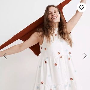 Madewell Daisy Embroidered Dress